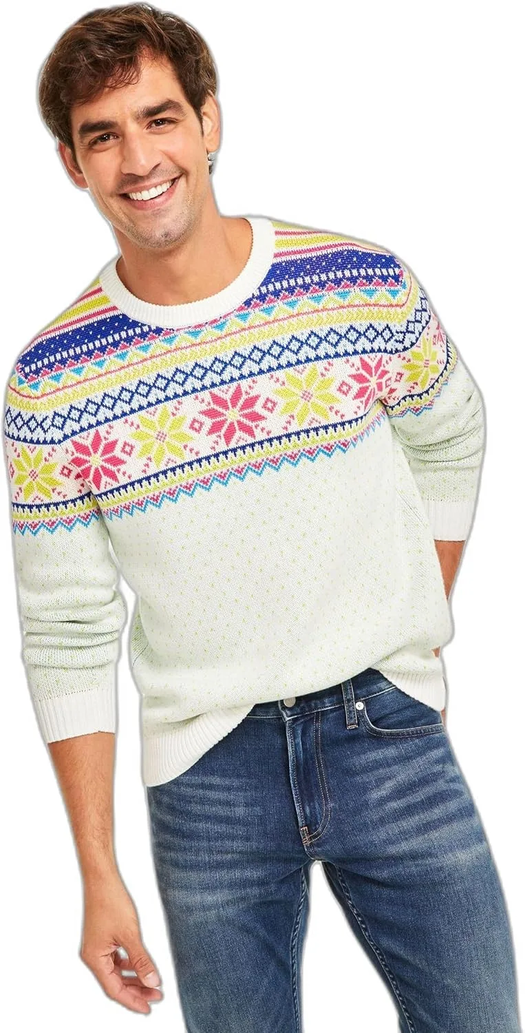 

Свитер Holiday Lane мужской разноцветный Fair Isle Charter Club Damask