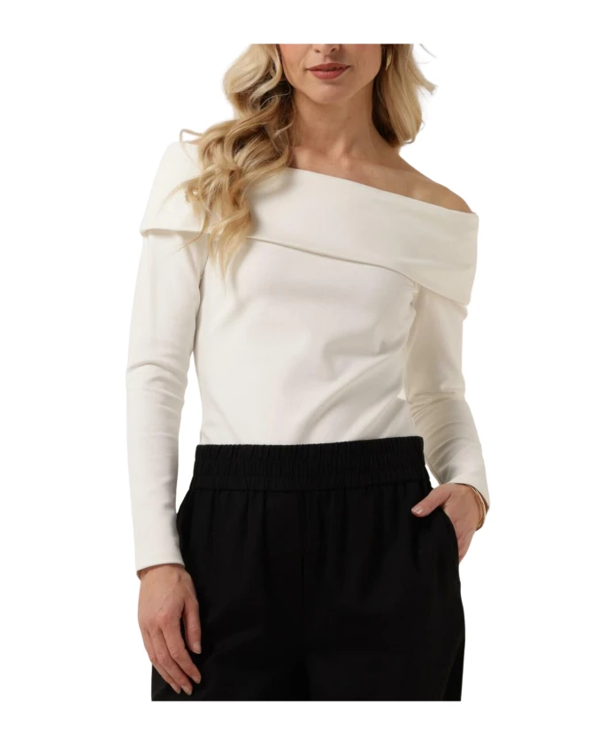 

Топ Slfeffie с открытыми плечами Selected Femme, белый