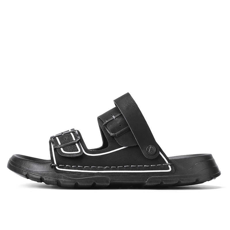 

LONGYING Пляжные сандалии мужские, черно-коричневые