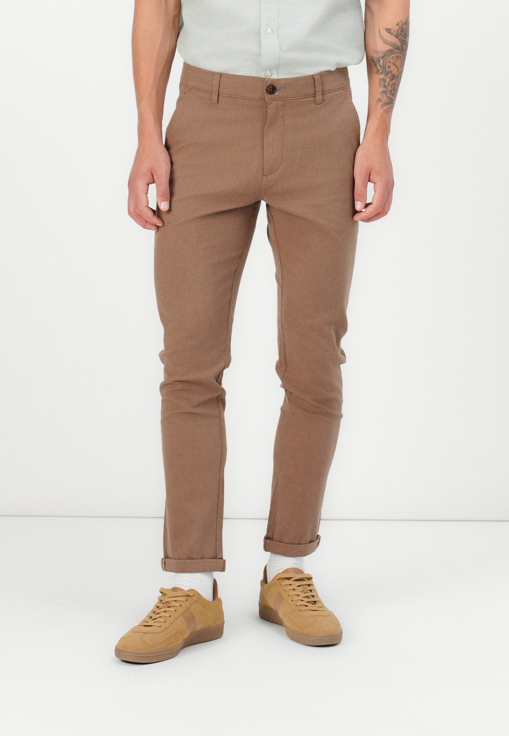 

Чиносы JPSTMARCO FURY Jack & Jones, светло-коричневый
