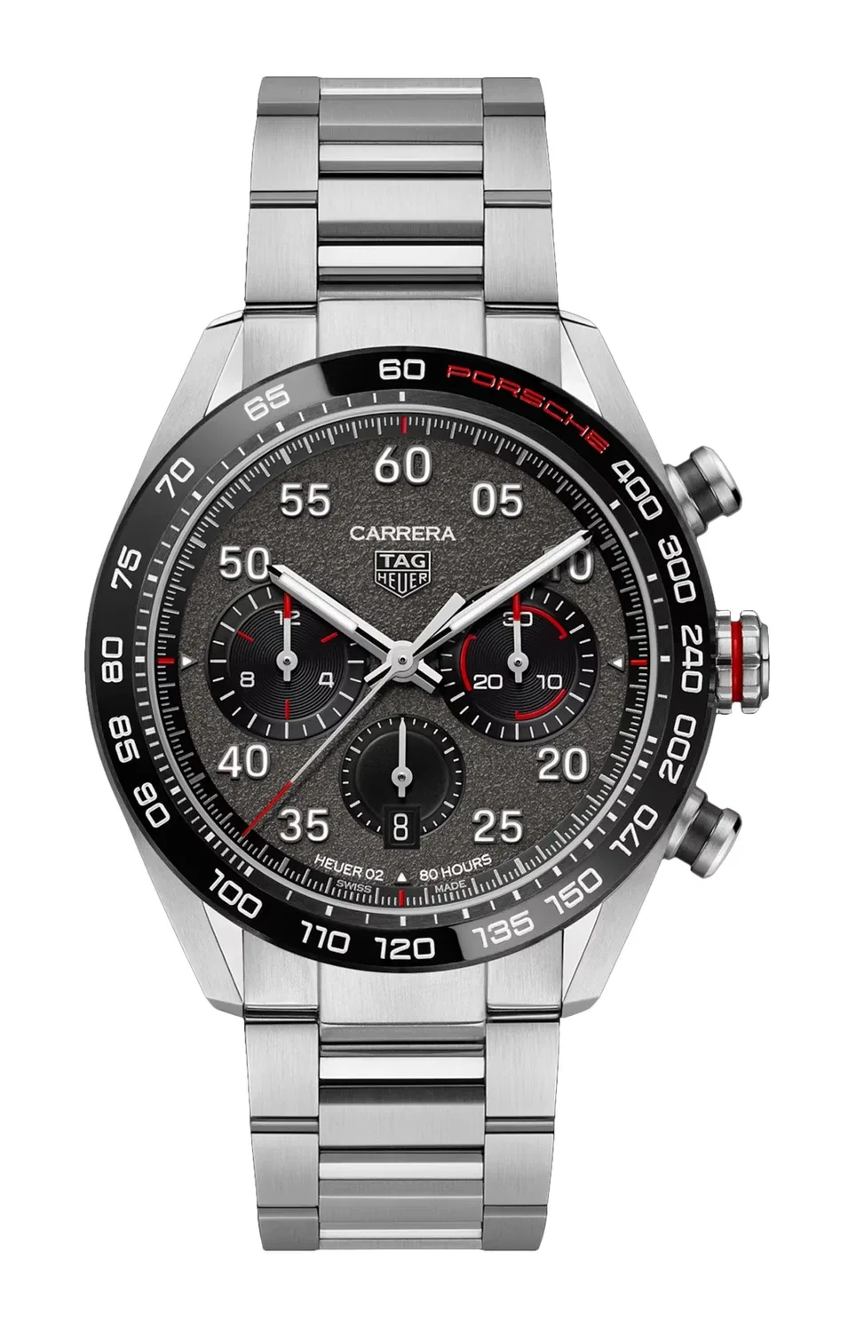 TAG HEUER CARRERA PORSCHE СПЕЦИАЛЬНАЯ СЕРИЯ - CBN2A1F.BA0643, серебряный