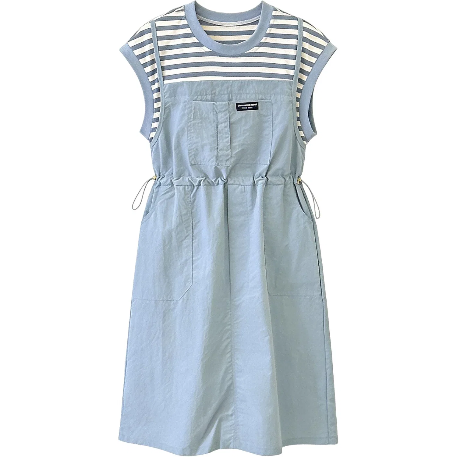 Платье детское crew neck thin mid length Disney, Gray Blue