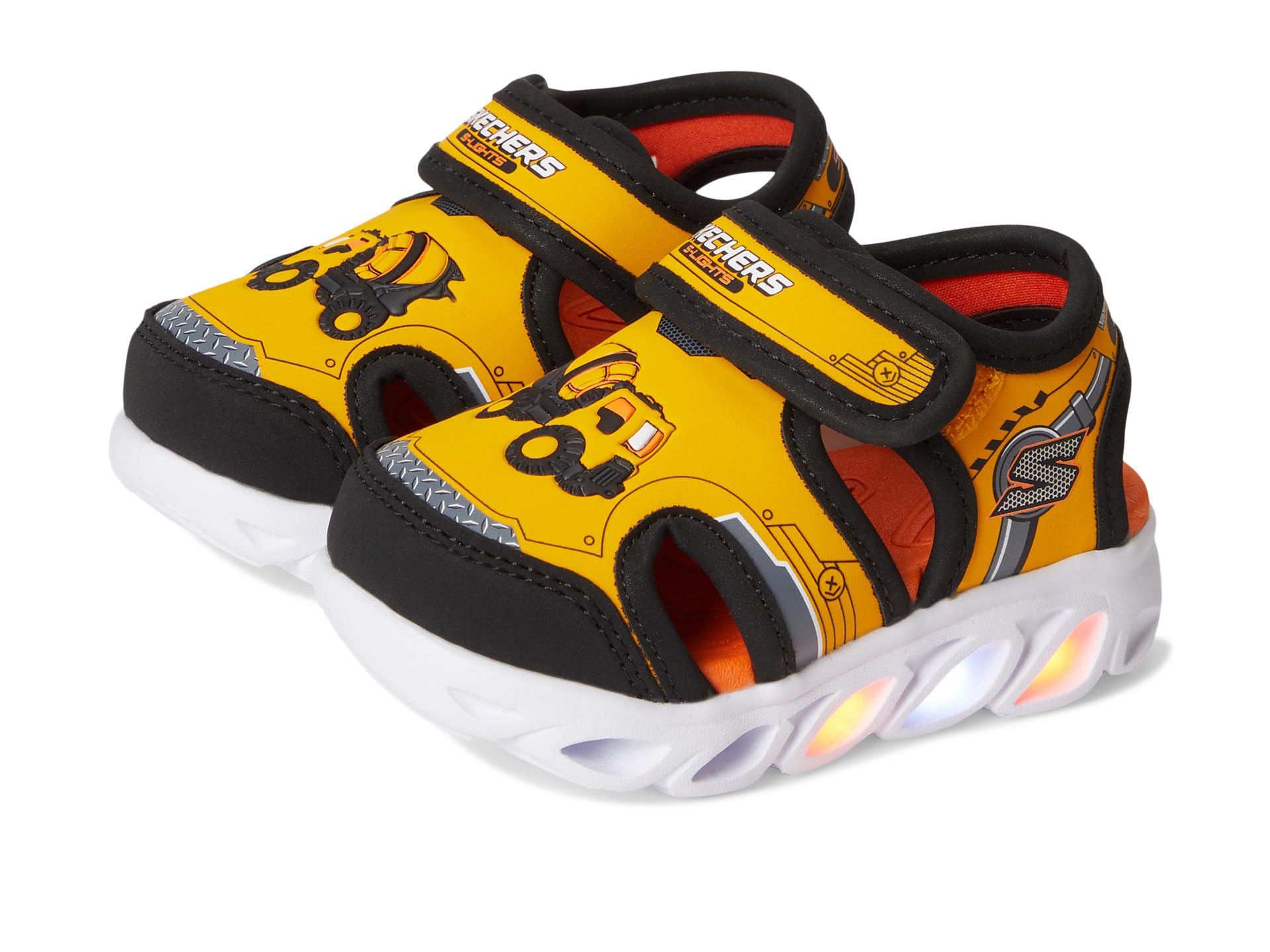 

Сандалии SKECHERS KIDS Hypno-Splash - Hydro-Fun 400612N, цвет Yellow/Black