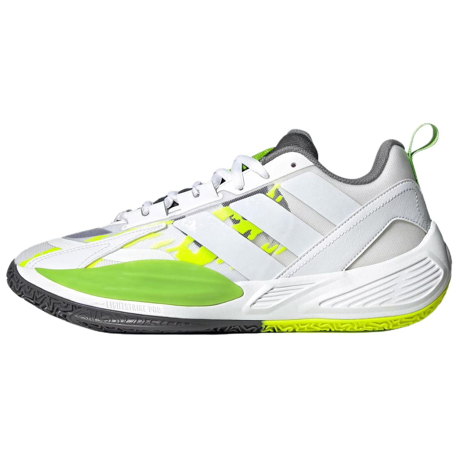 

Adidas Баскетбольные кроссовки XENOBURST с противоскользящей подошвой, износостойкие, мужские, белые, зеленые