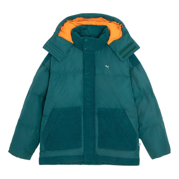

Куртка mmq puff down jacket 'green' Puma, зеленый