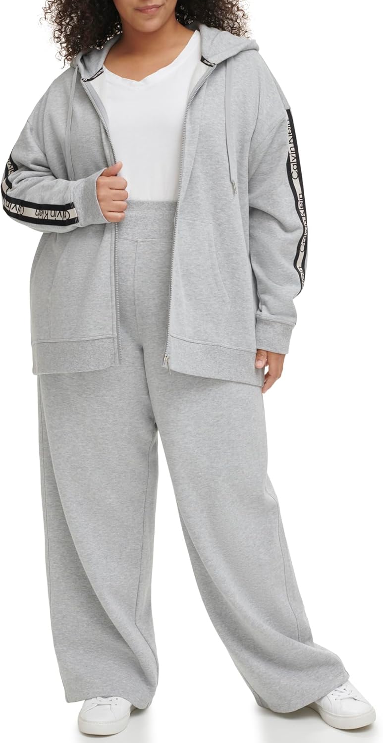 

Calvin Klein Женская утепленная куртка с логотипом на молнии, Pearl Grey Heather