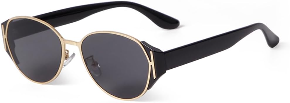 

Солнцезащитные очки с защитой UV400 | Линзы коричневого цвета с леопардовым принтом, овальная оправа с заклепками | Для женщин и мужчин, для занятий спортом на открытом воздухе и вождения DSVIGF, 02