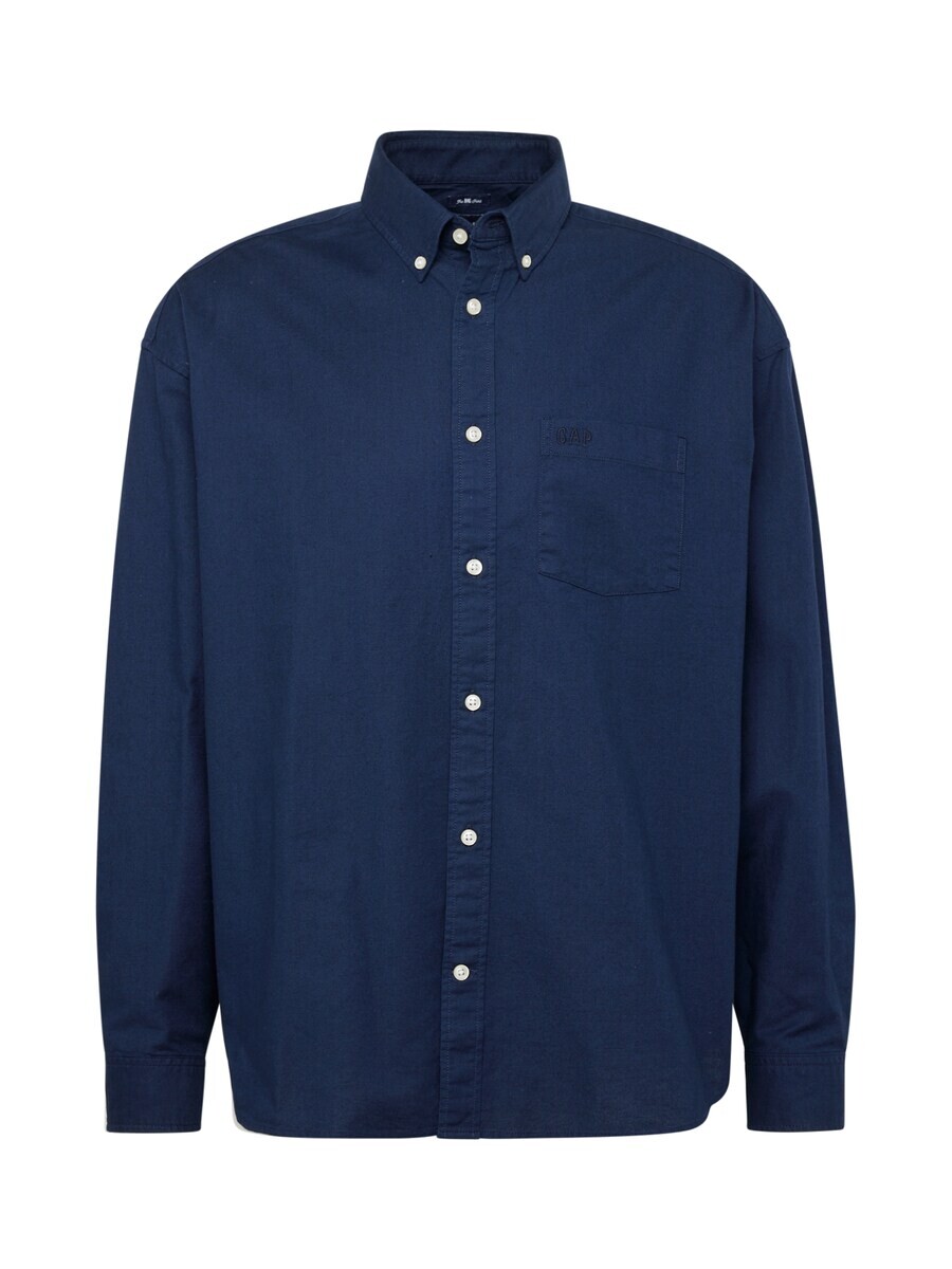 

Повседневная рубашка GAP Regular fit Button Up Shirt, темно-синий