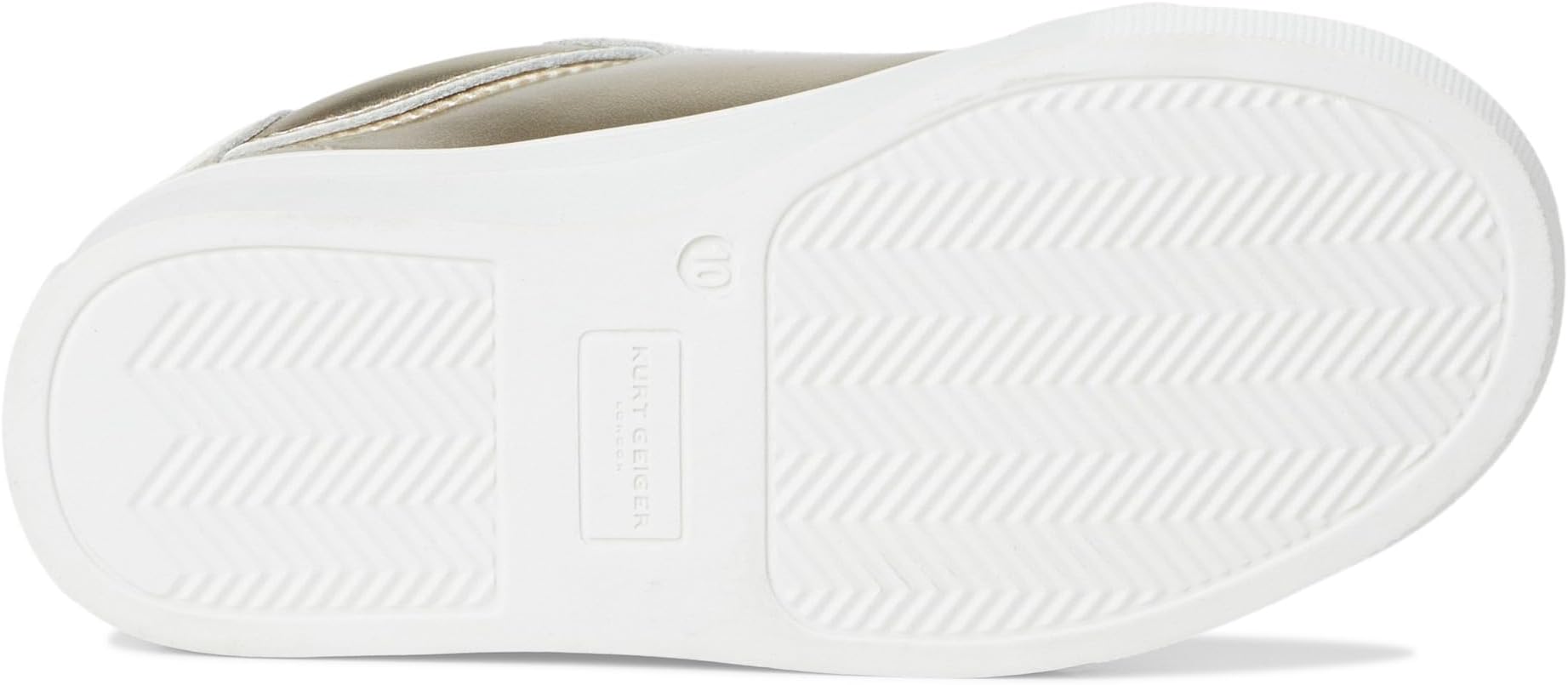 Кроссовки Kurt Geiger London Kids  Mini Luckson Heart, Gold — фото 3