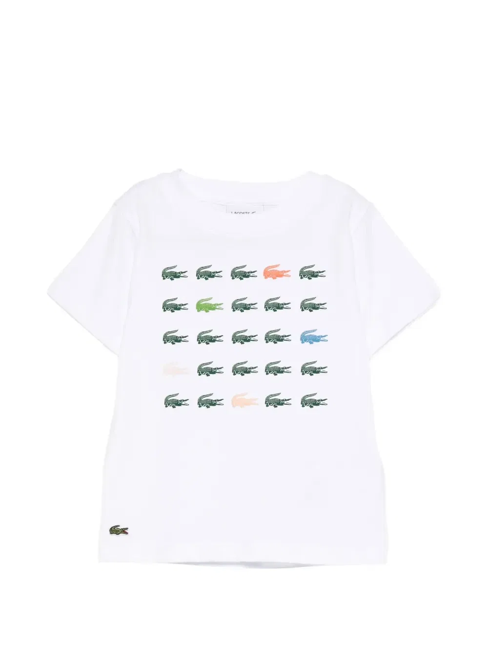 Футболка с логотипом Lacoste Kids, белый