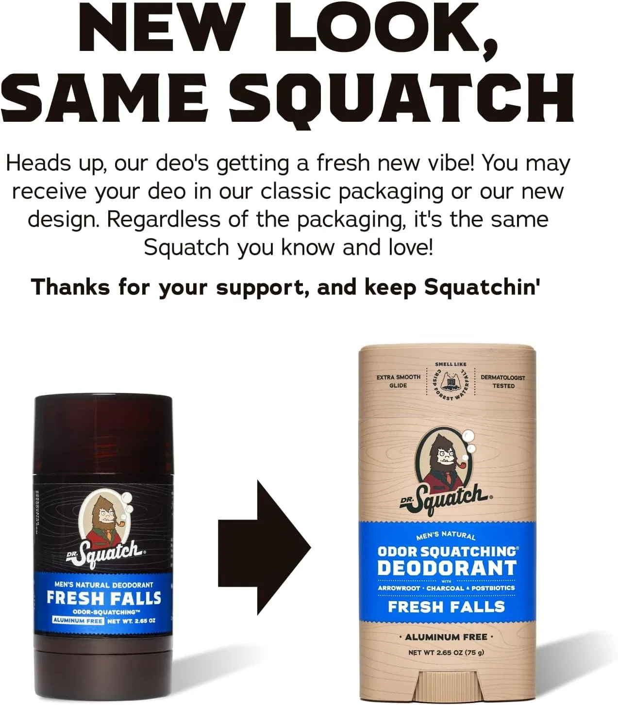 Мужской дезодорант-стик Fresh Falls (2 шт.) от Dr. Squatch Dr. Squatch — фото 3