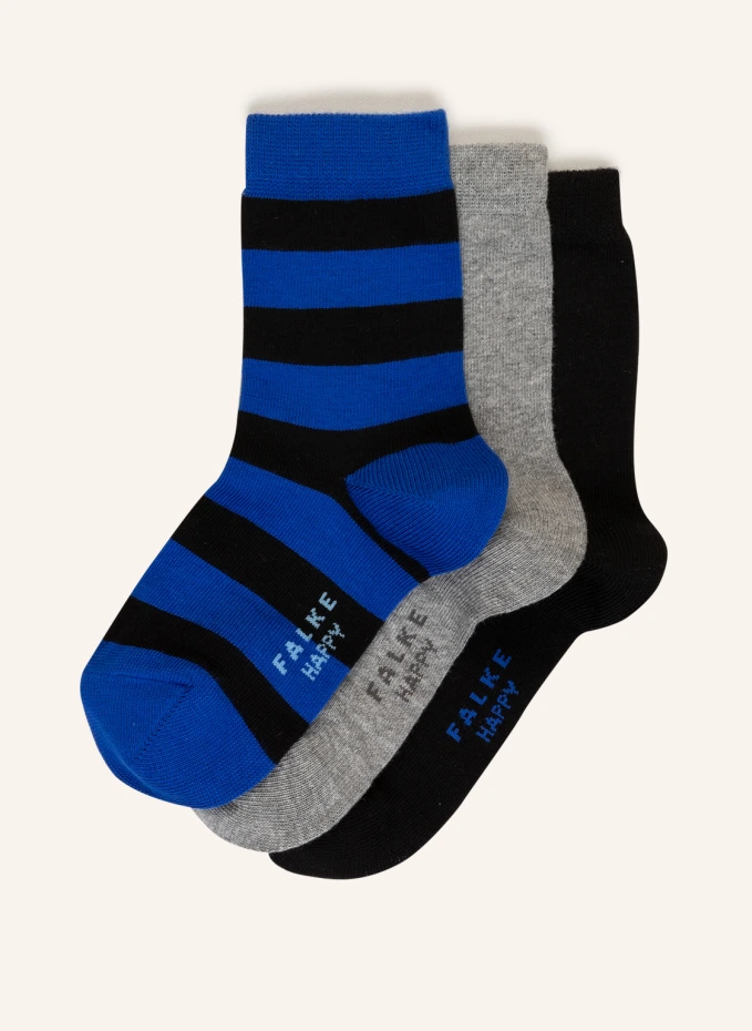 

Комплект из 3 носков happy в подарочной упаковке Falke, черный
