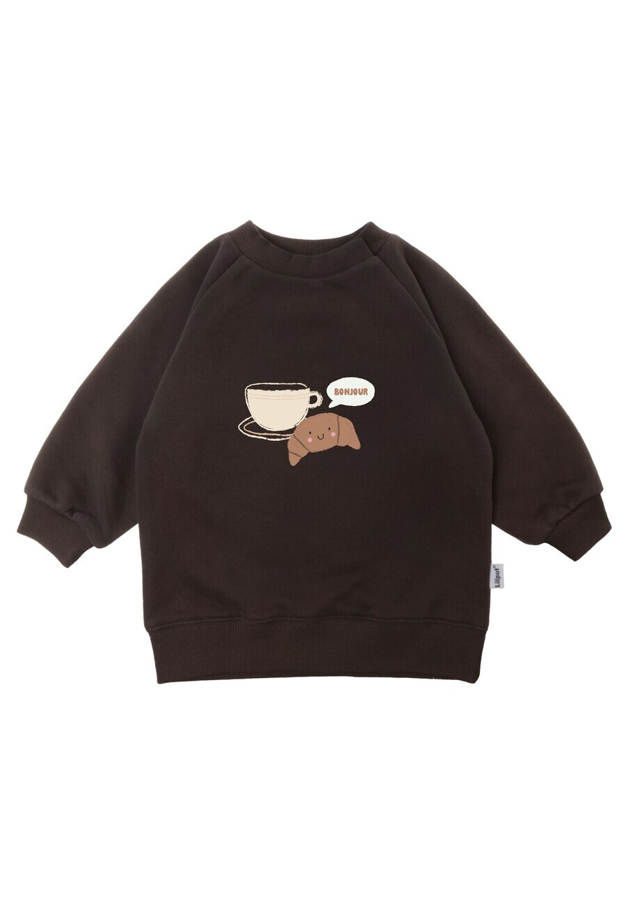 

Худи LILIPUT Sweatshirt Croissant Bonjour, коричневый