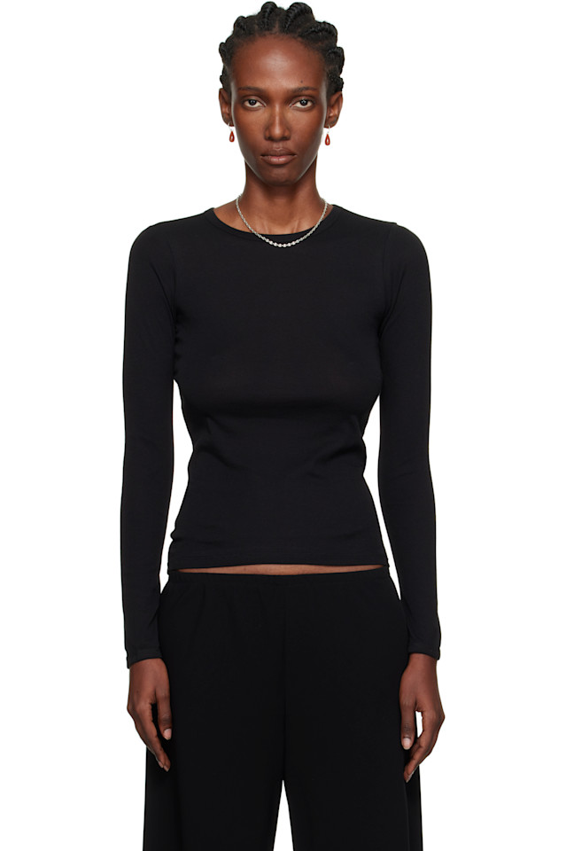 

Футболка с длинными рукавами Olivia Flore Flore, черный