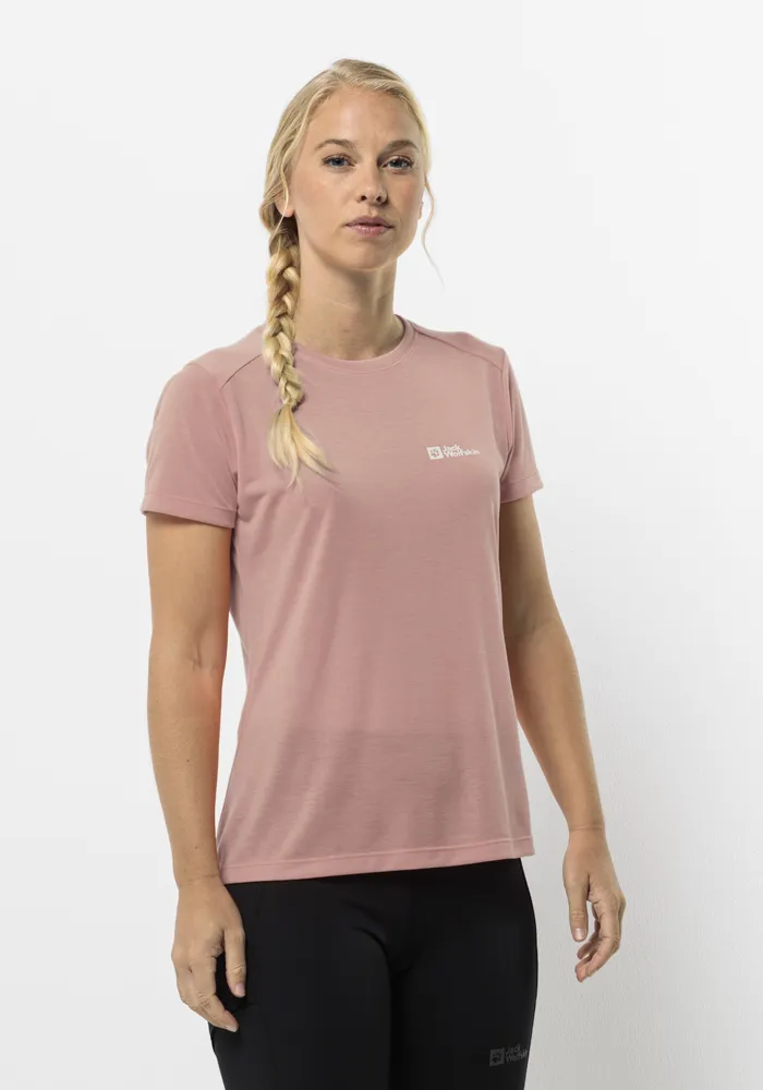 

Футболка Jack Wolfskin "VONNAN S/S T W", цвет Rose-Dawn