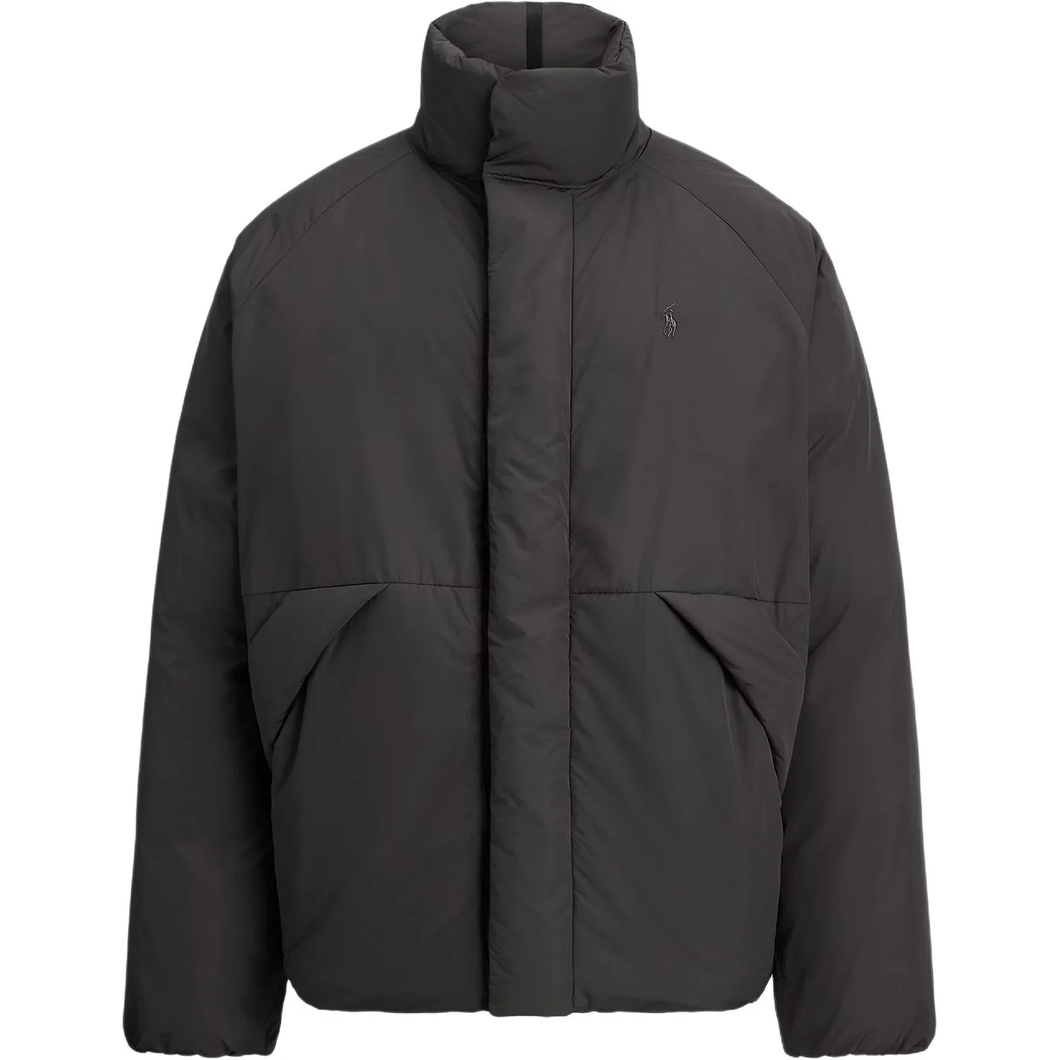 Пуховик из матового тафты Polo Ralph Lauren, faded черный