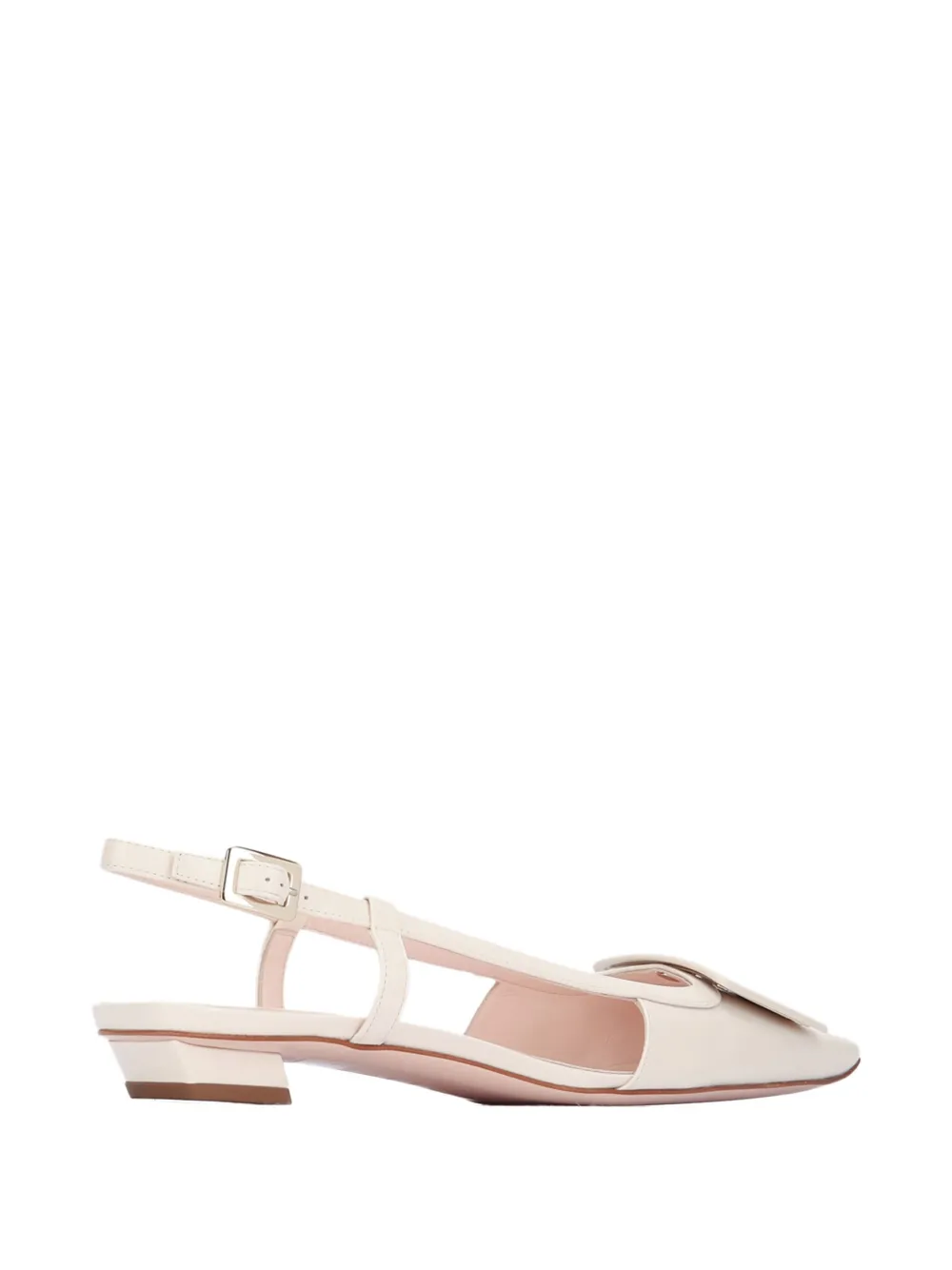 Туфли Belle Vivier с пяткой на пятке 25 мм Roger Vivier, белый — фото 3