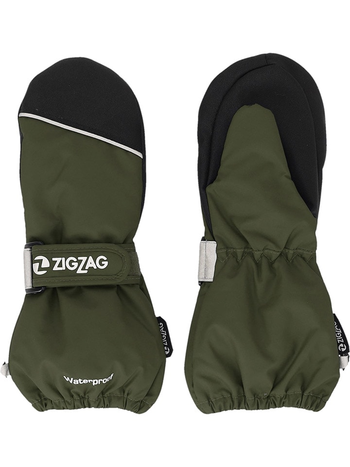 

Zigzag Функциональные варежки "Шилдон" цвета хаки