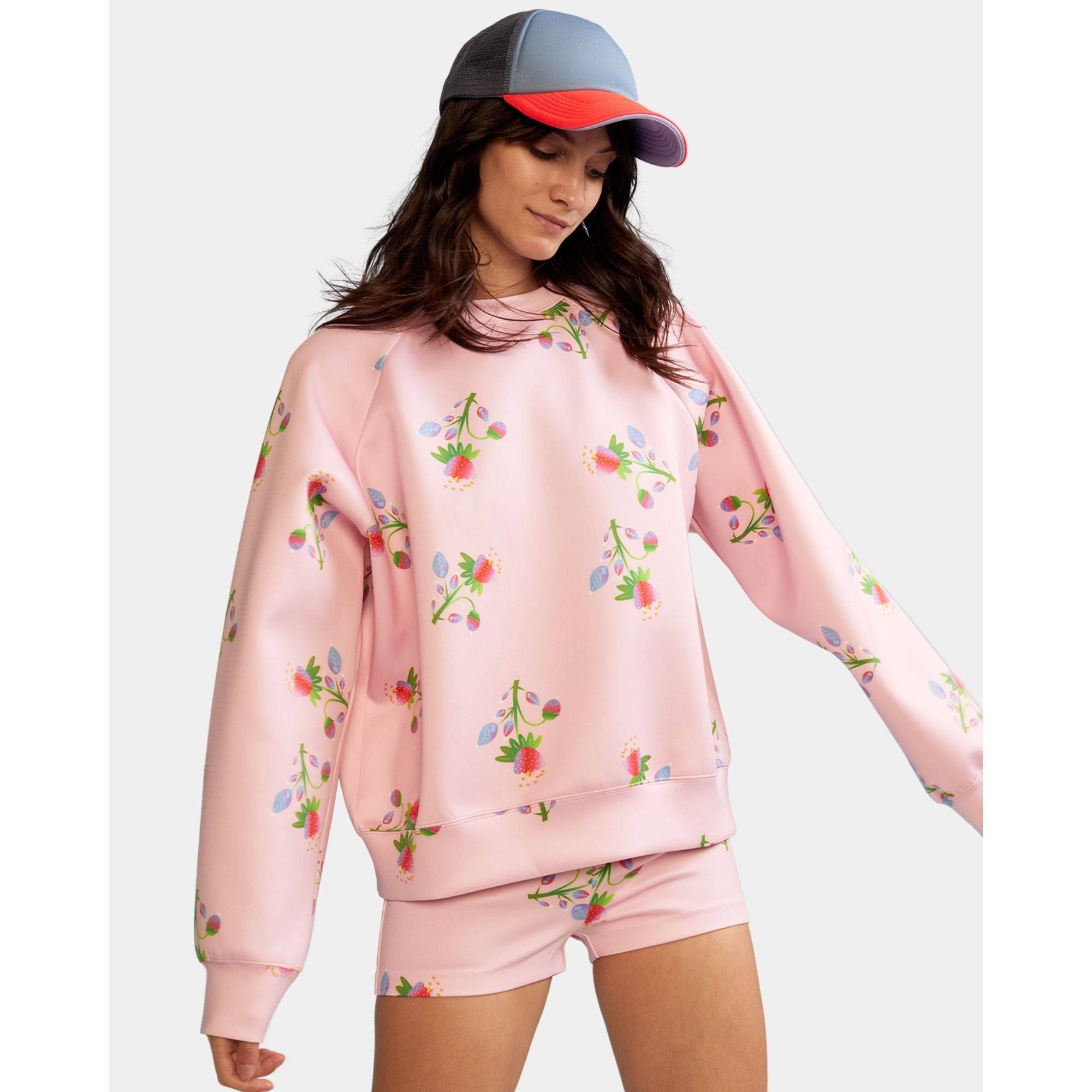 

Шорты Strawberry Bonded Cynthia Rowley, цвет pink strawberry