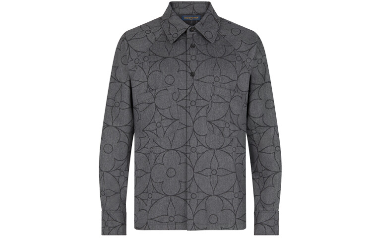 

Новые квартальные продукты LV Shirt Men Grey Louis Vuitton, серый