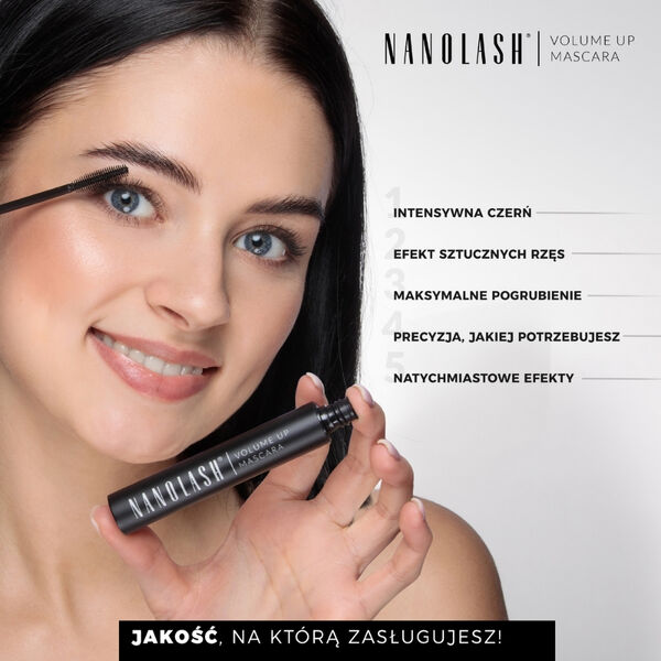 Утолщающая тушь для ресниц, 10 мл Nanolash Volume up mascara — фото 4