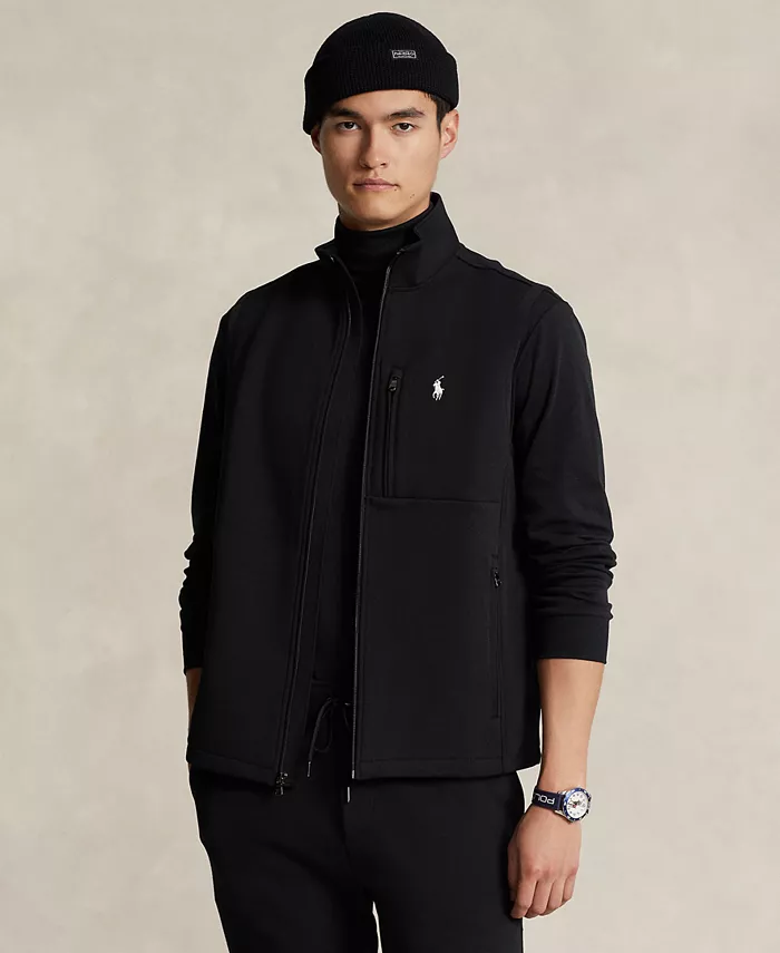

Толстовка Men's Double-Knit Vest Polo Ralph Lauren, черный