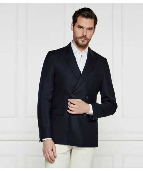 

Элегантная куртка h-houston-db-243 Slim fit Boss, синий