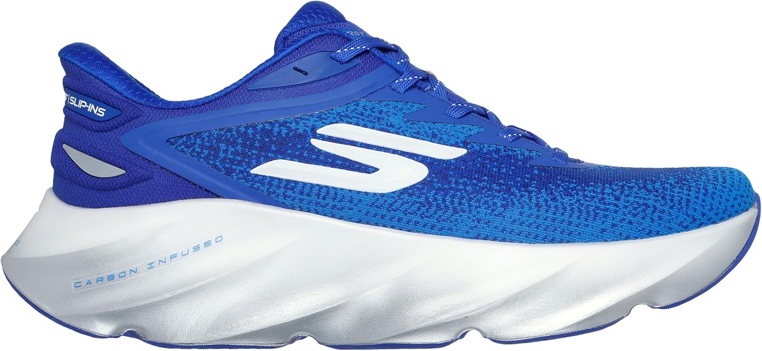 Мужские слипоны Skechers Aero Burst без шнурков, синий — фото 4