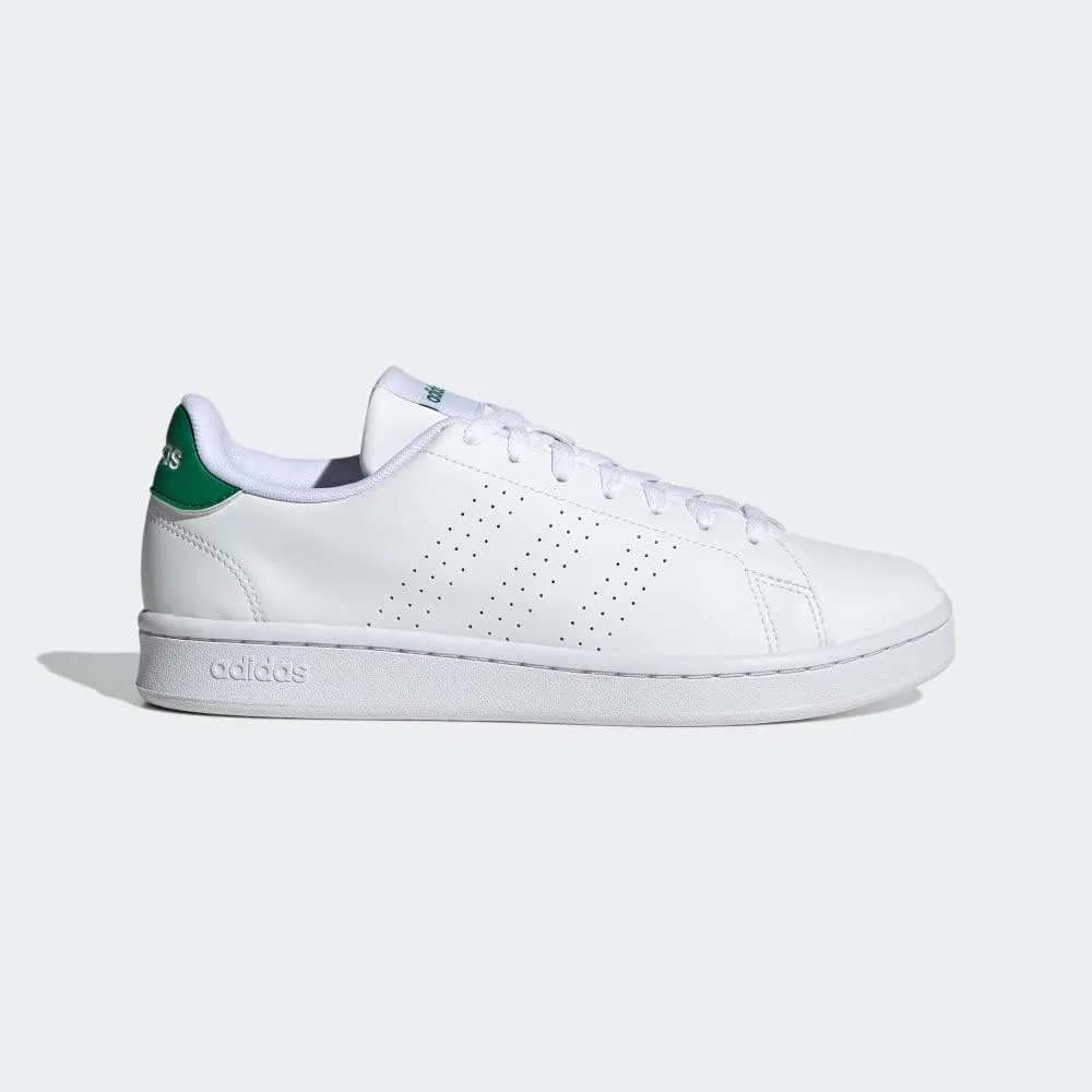 Мужские низкие кроссовки Adidas Advantage (не для футбола), белый/зеленый — фото 3