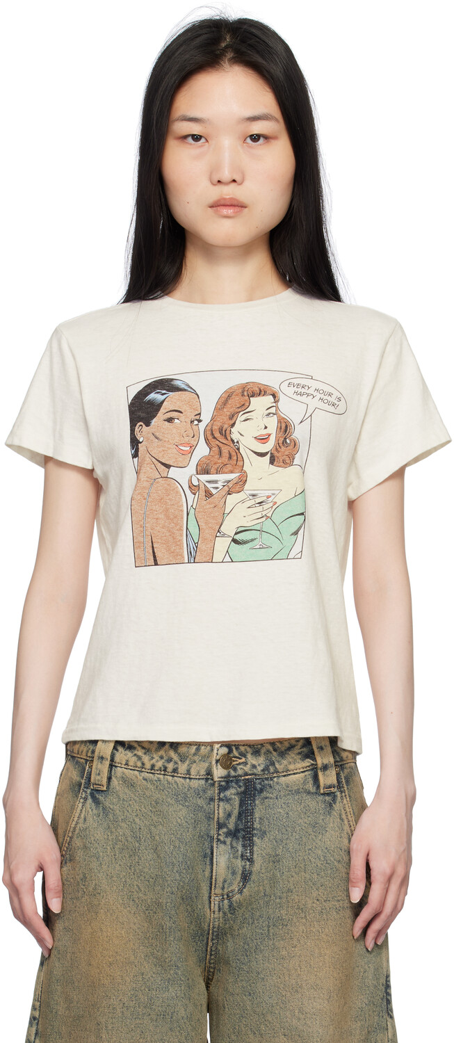 

Футболка Off-White Classic «Happy Hour» Re/Done