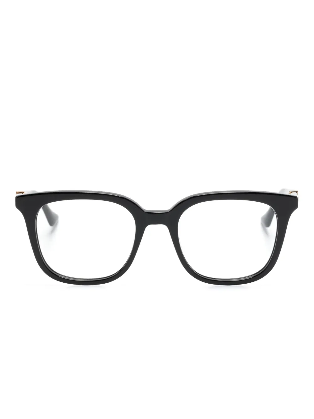 

Очки в квадратной оправе с отделкой Web Gucci Eyewear, черный