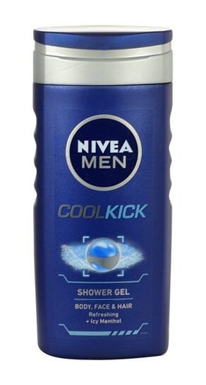 Гель для душа для лица, тела и волос 250мл Nivea Men Cool Kick — фото 3