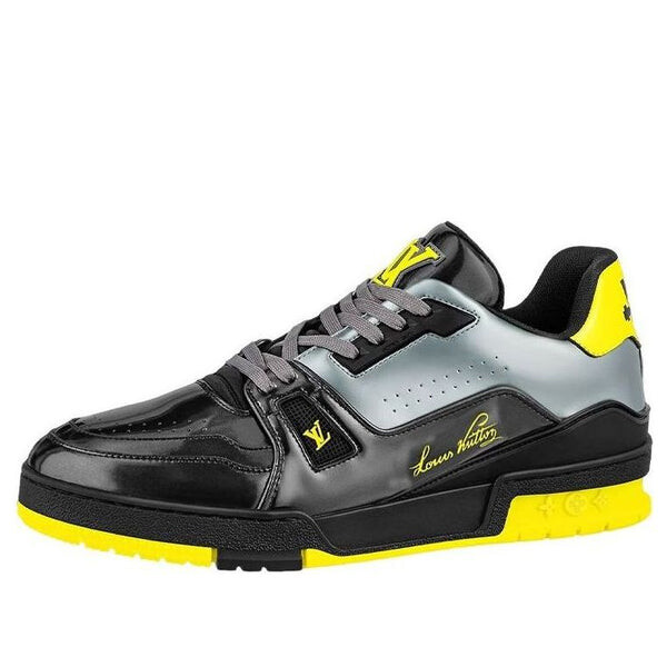 

Кроссовки trainers 'black yellow silver' Louis Vuitton, черный