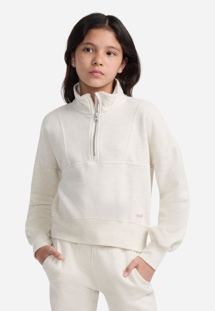 

Толстовка Abercrombie & Fitch ESSENTIAL ZIP, Oatmeal Heather/Beige