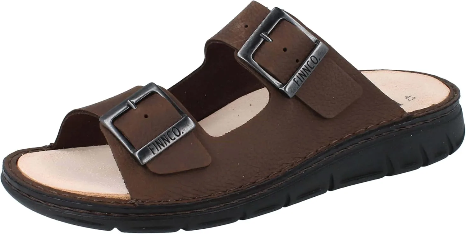 Мужские мюли Finn Comfort FINNCO Cayman Soft выполнены из нубуковой кожи бежевого цвета