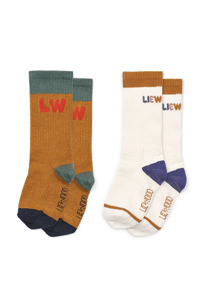 

Детские носки Liewood Annette Socks, 2 шт. в упаковке 2 шт, коричневый