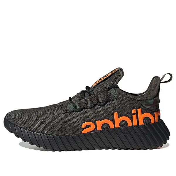 

Кроссовки kaptir 3.0 'black screaming orange' Adidas, черный