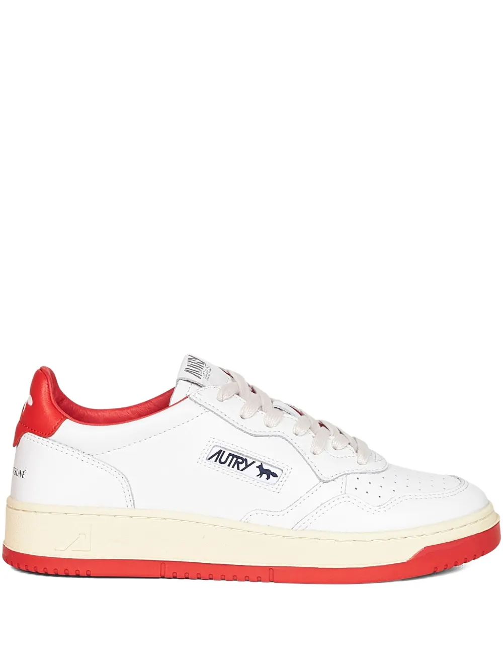 

Кроссовки на шнуровке Maison Kitsuné Autry, белый