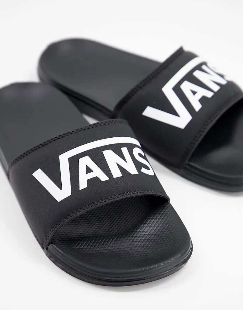Слайдеры Vans Costa с логотипом черного цвета