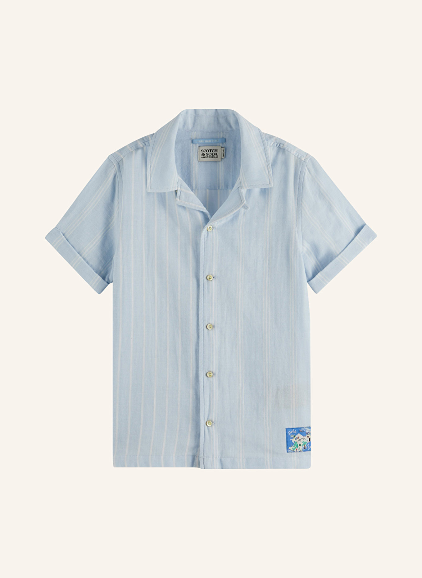 

Рубашка курорта Scotch & Soda, мультиколор