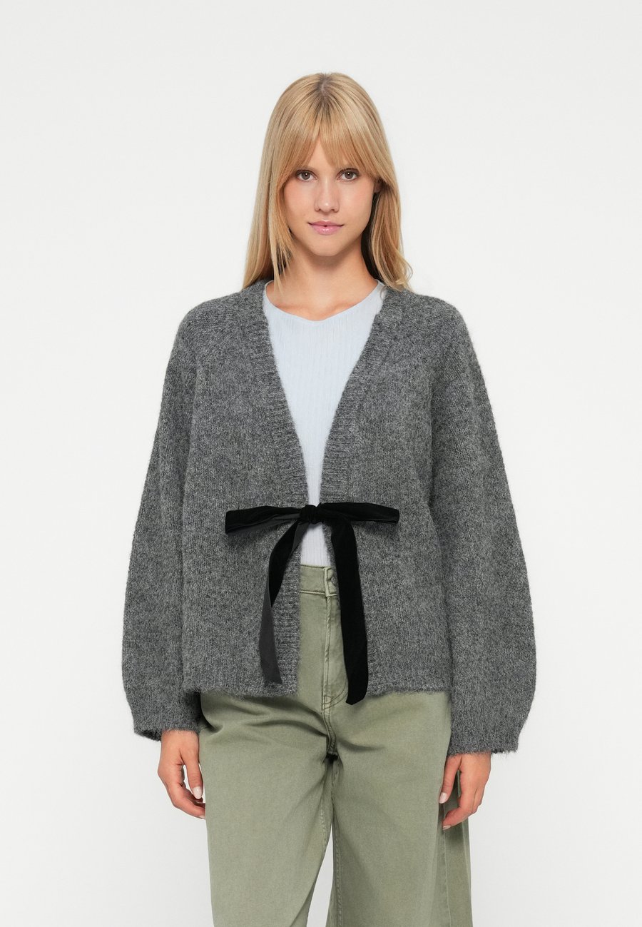 

Кардиган Noisy May NMSUTTON OPEN TIE , Dark Grey Melange/Black/Mottled Anthracite