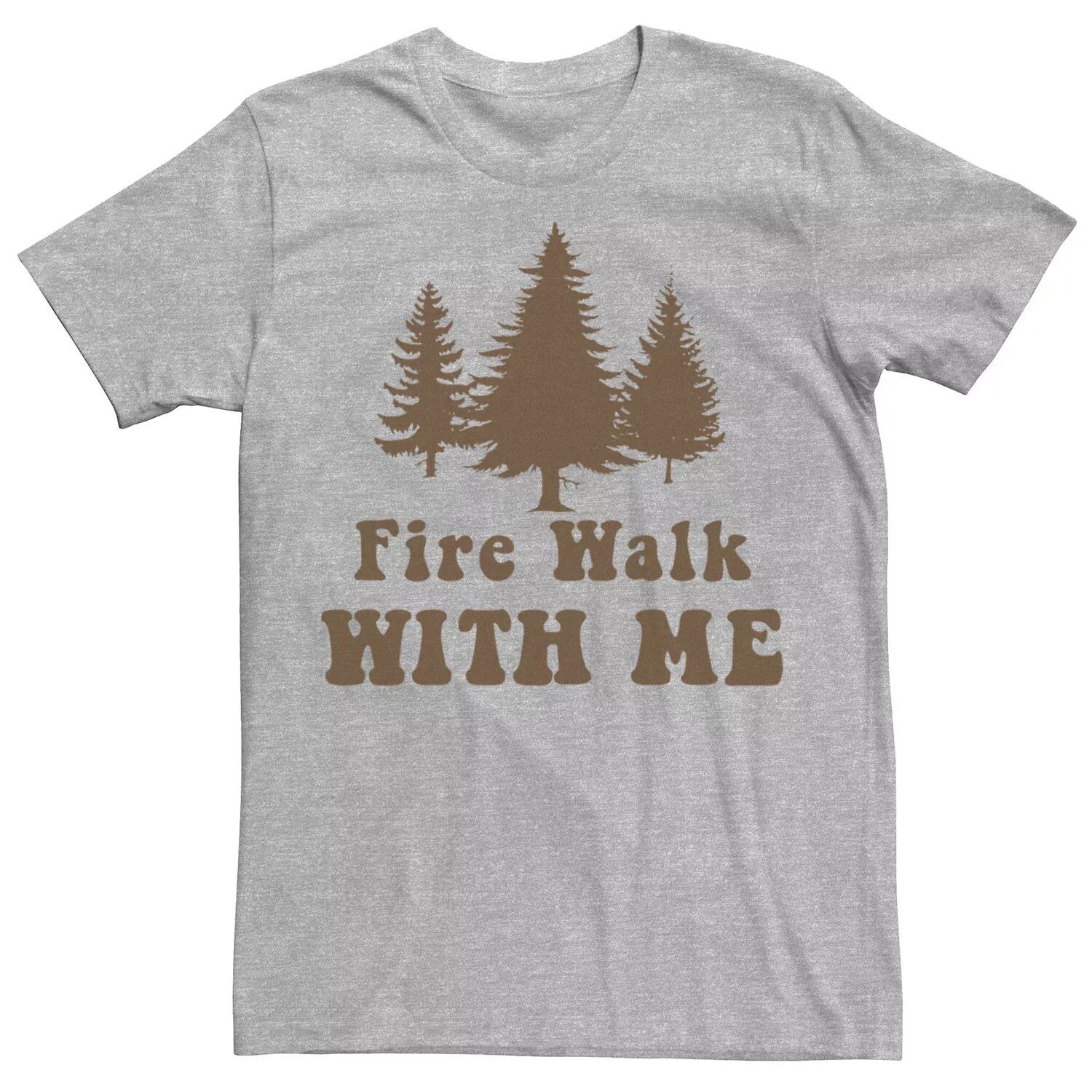 

Мужская футболка Twin Peaks в стиле 70-х Bold Stack Fire Walk Licensed Character