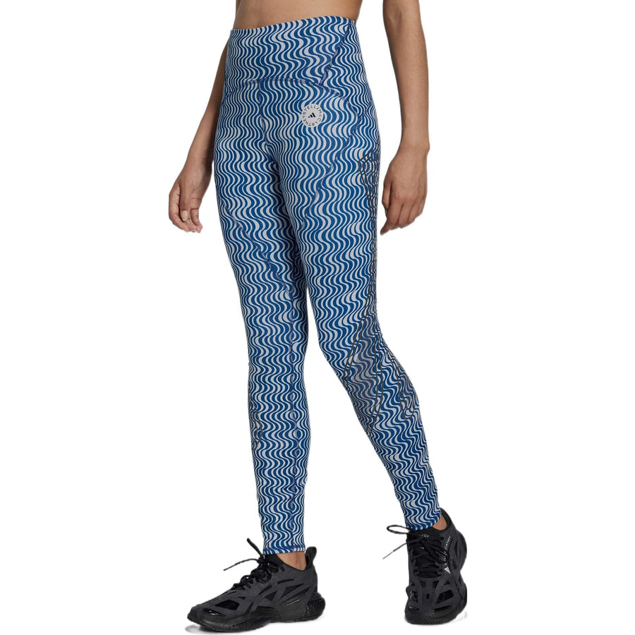 Леггинсы (WMNS) adidas by Stella McCartney TruePace Running COLD.RDY Leggings 'Teal' — фото 4
