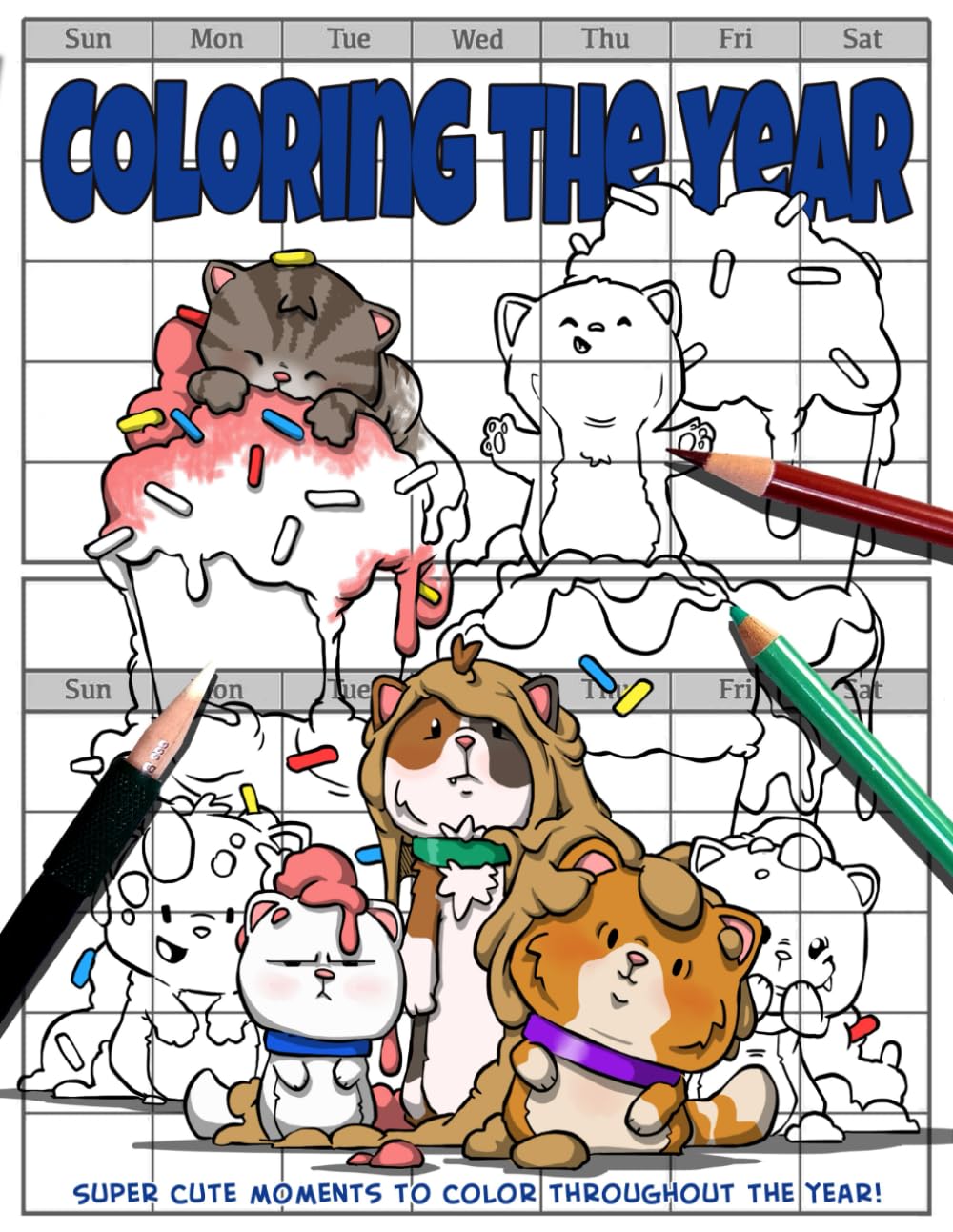 

Coloring the Year: Super Cute Moments to Color Throughout the Year
