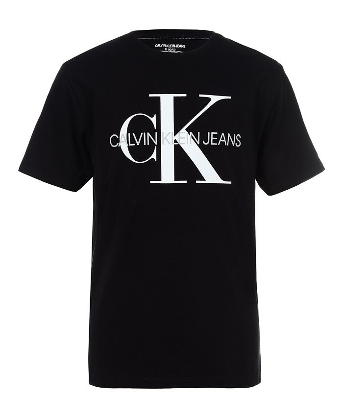 

Футболка с логотипом Big Boys Old School Calvin Klein, черный