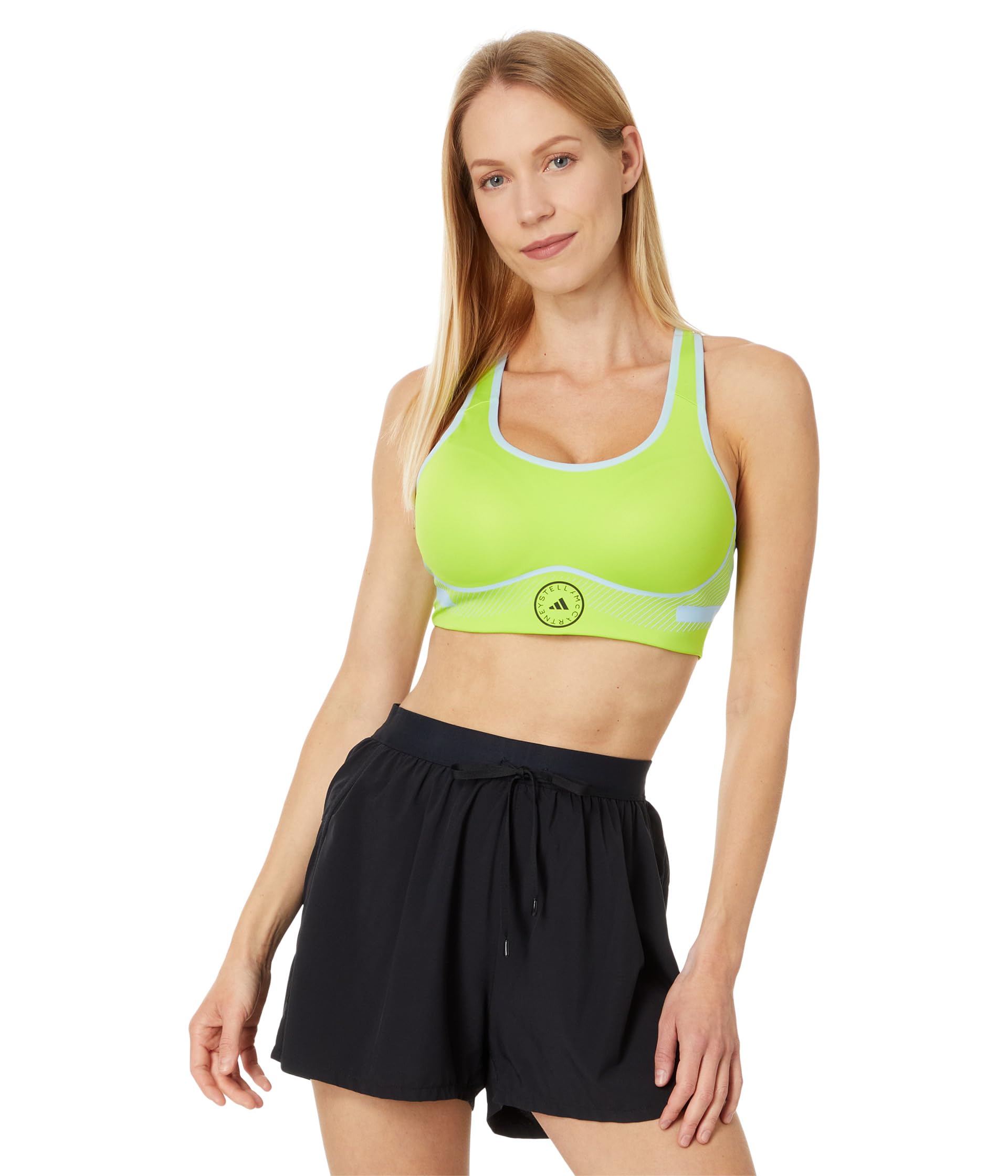 

Спортивный бюстгальтер Adidas by Stella McCartney Adidas By Stella Mccartney Truepace High Support Sports Bra Iw9863, зеленый