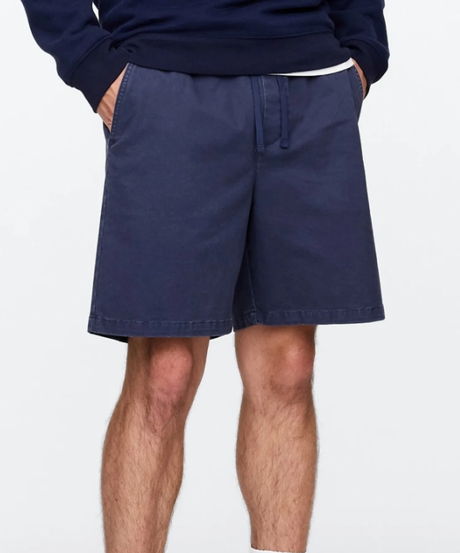 Мужские хлопковые шорты карго GAP серые — фото 4