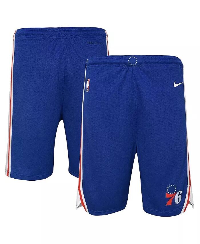 

Шорты Nike для больших мальчиков и девочек Royal Philadelphia 76ers Swingman Performance Shorts – Icon Edition Outerstuff