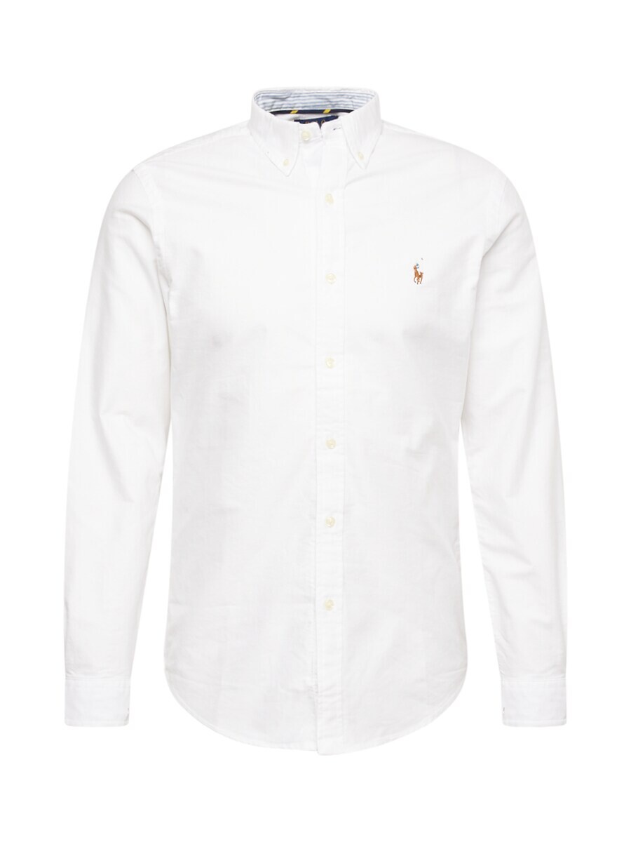 

Повседневная рубашка Polo Ralph Lauren Slim fit Button Up Shirt, белый