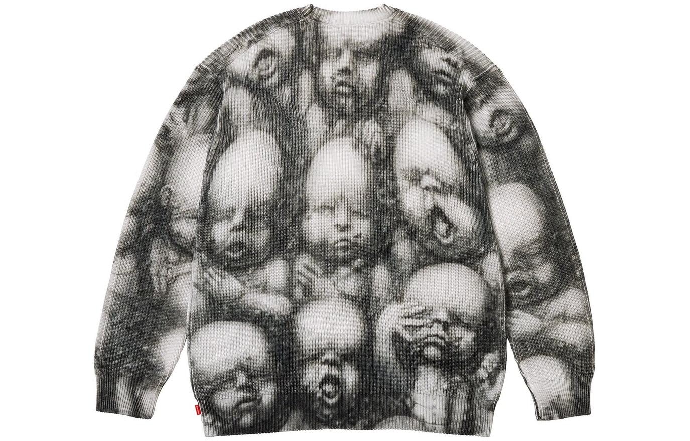 X HR GIGER FW23 Ко-брендовый трикотаж унисекс многоцветный Supreme, цвет Multicolor — фото 2